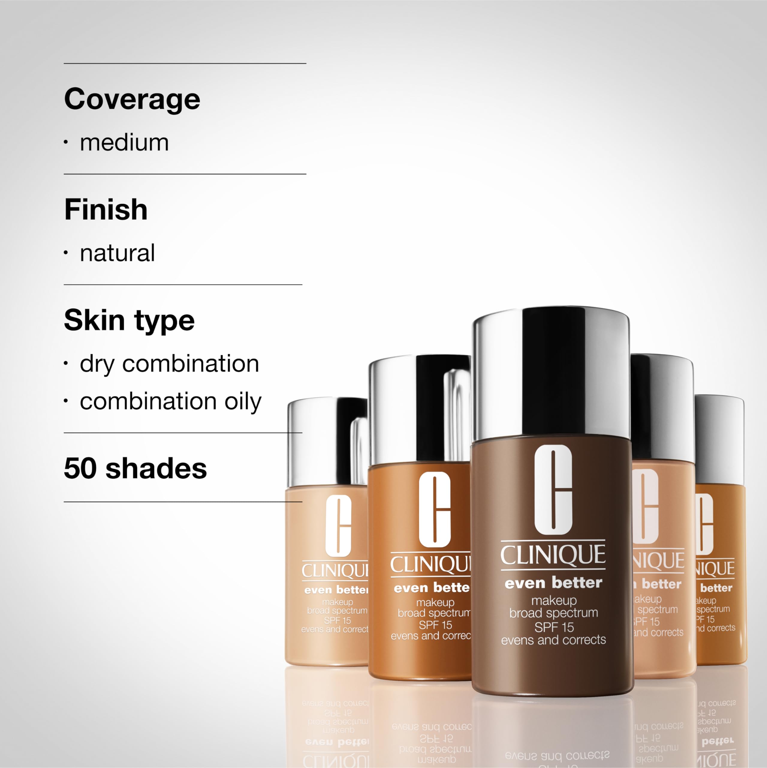 Clinique Even Better Foundation applying smoothly for a seamless finish.