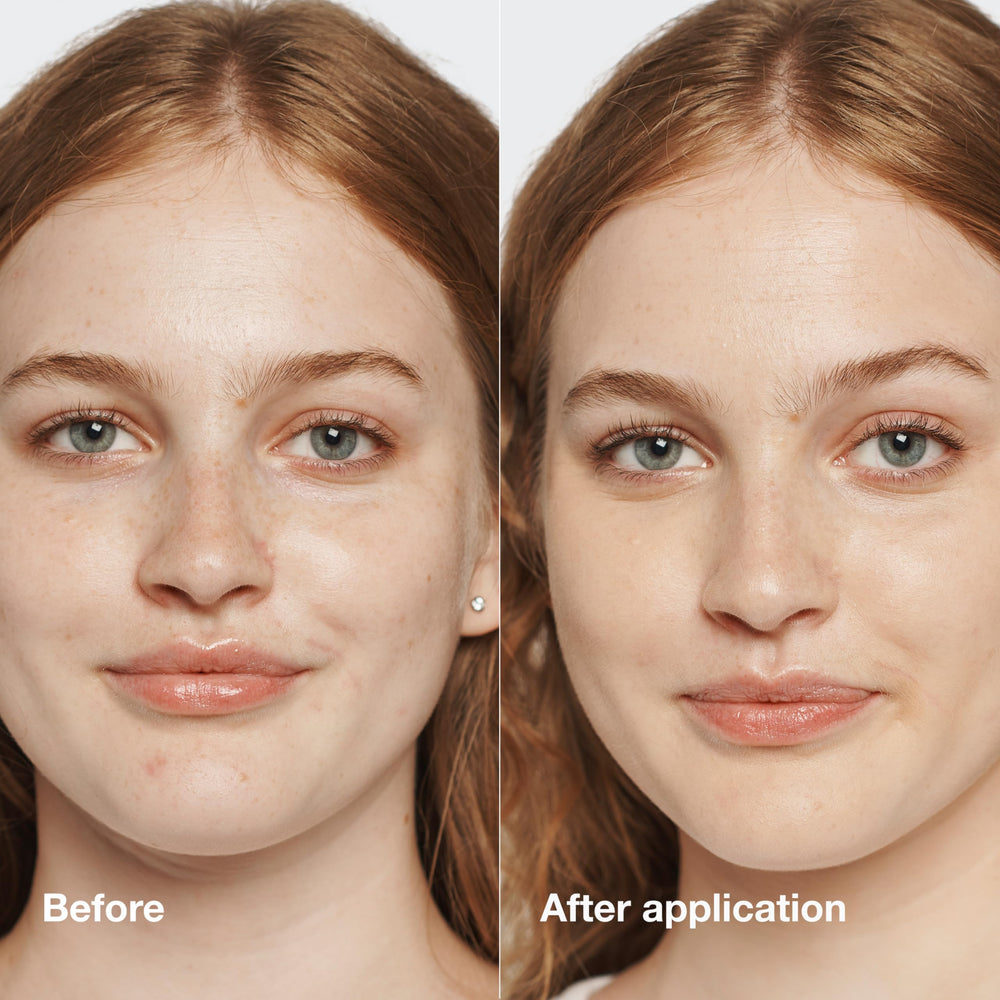 Clinique Even Better Makeup SPF 15 Linen 08 on skin demonstrates shade match.