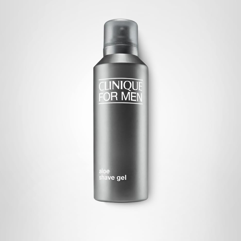 Clinique For Men Aloe Shaving Gel closeup texture indicating softness.