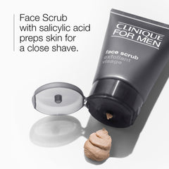 Close-up of Clinique For Men Exfoliating Jelly scrub texture for gentle exfoliation