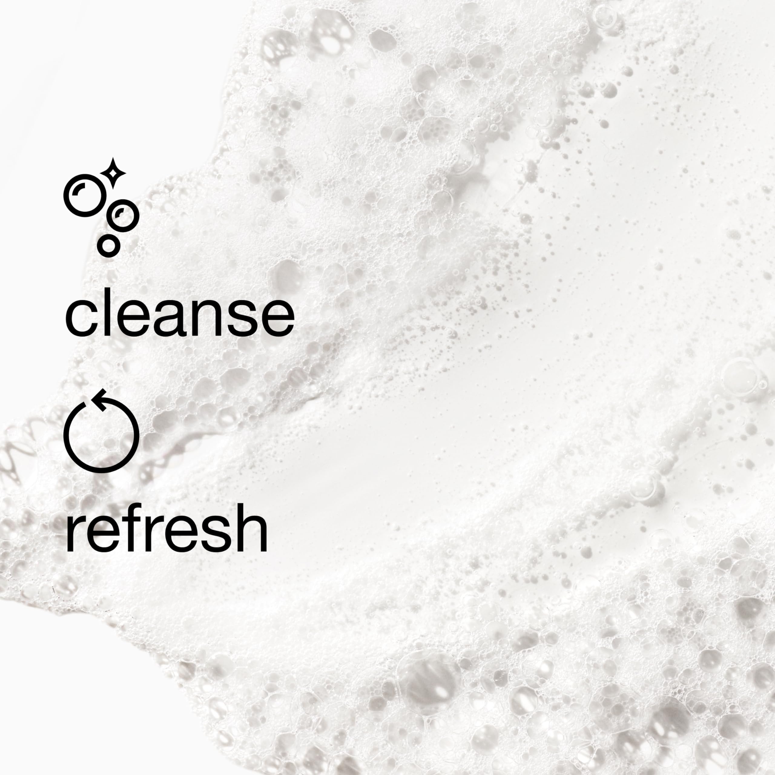 Clinique For Men Face Wash fragrance-free label communicates allergy-tested, dermatologist-developed formula.