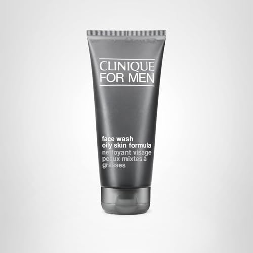 Clinique For Men oil-control face wash shaving-prep scene highlights softened beard for a close shave.