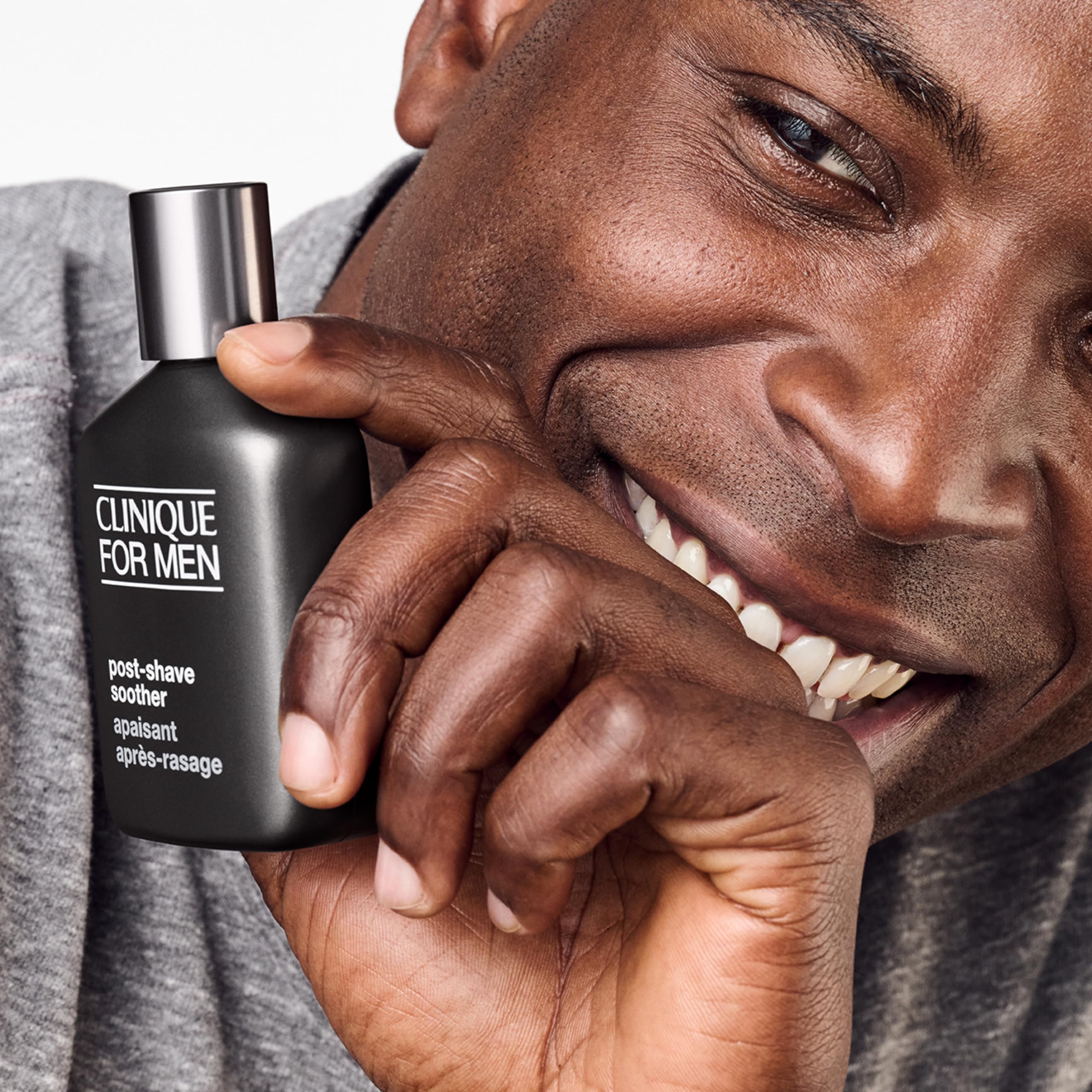 Lightweight lotion shown with a refreshing post-shave tingle