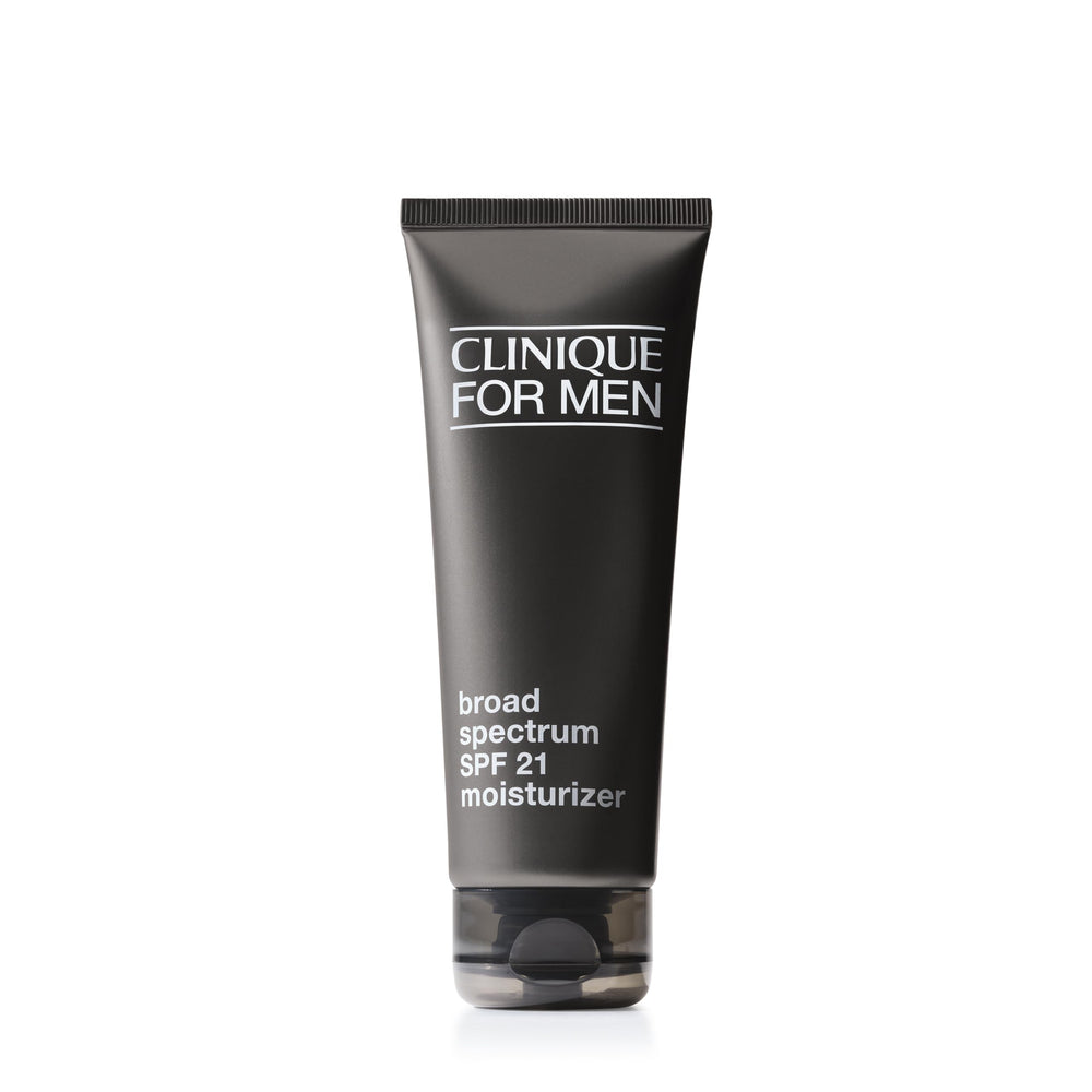 Clinique For Men SPF 21 moisturizer bottle with oil-free hydration for daily use.