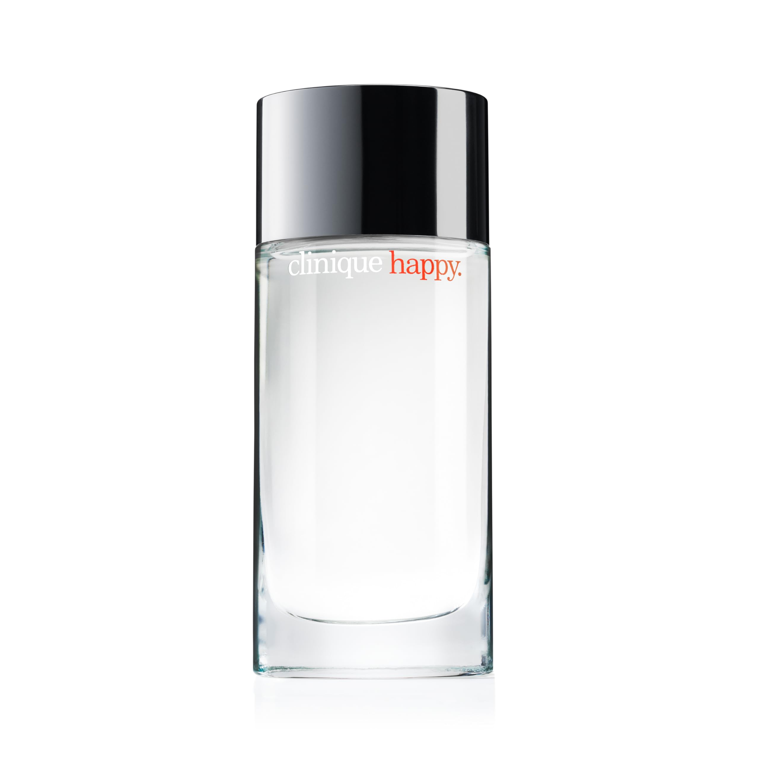 Clinique Happy Eau de Parfum bottle on display for daytime wear
