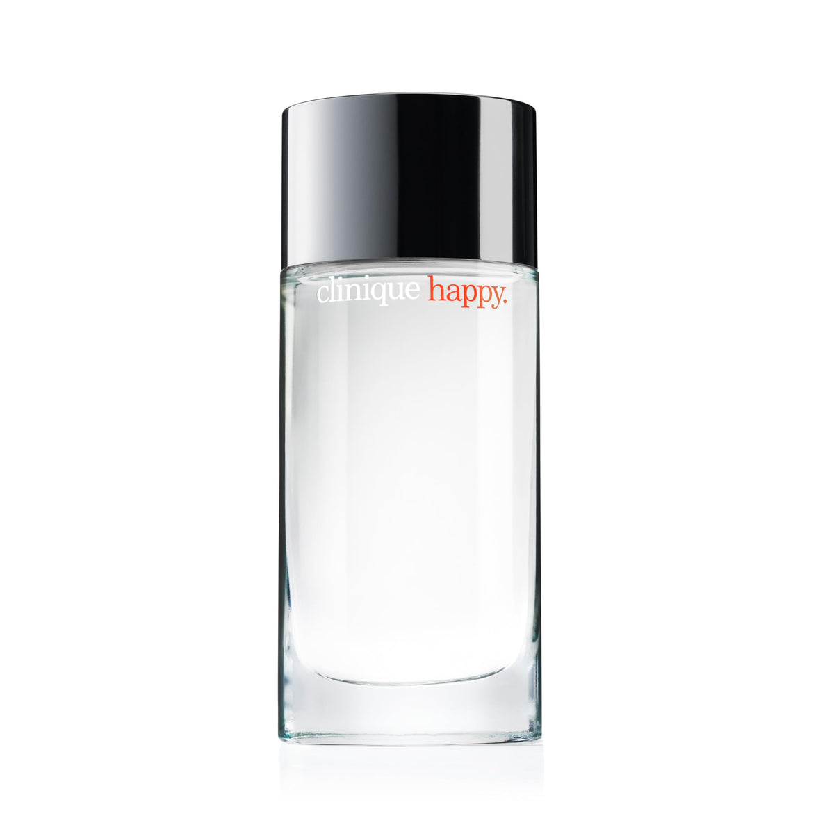 Clinique Happy Eau de Parfum bottle on display for daytime wear