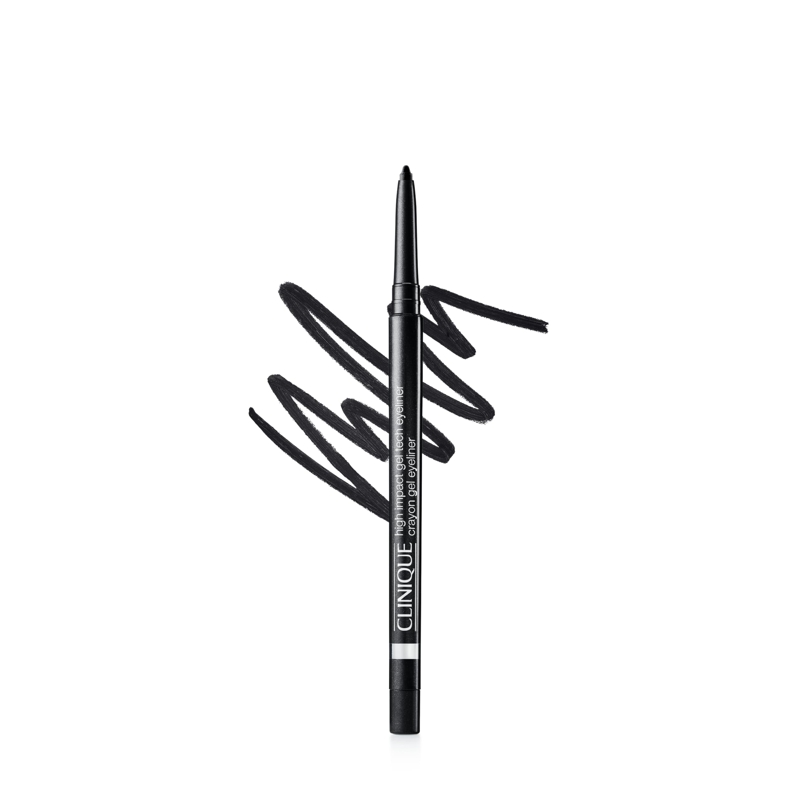 Clinique High Impact Gel Tech Eyeliner pencil-tip application for a smooth, precise line.