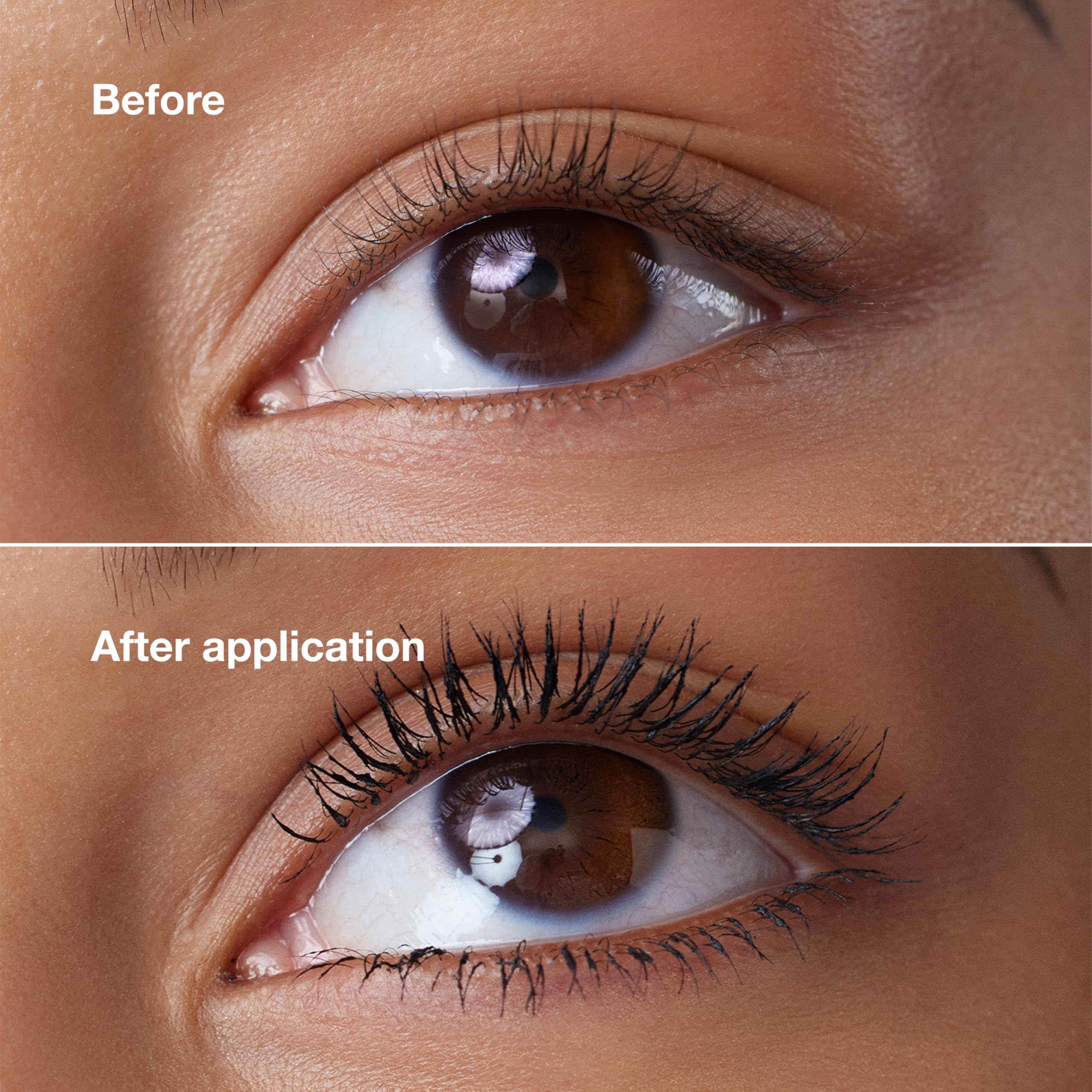 Clinique High Impact High-Fi máscara con brocha ondulada para definición precisa.