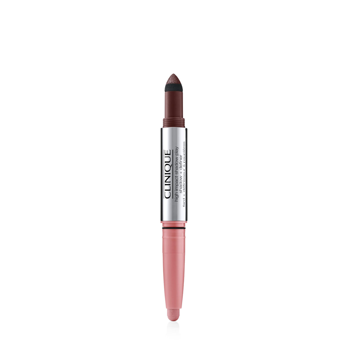 Clinique High Impact Shadow Play cream shadow swatch on eyelid for rich color.