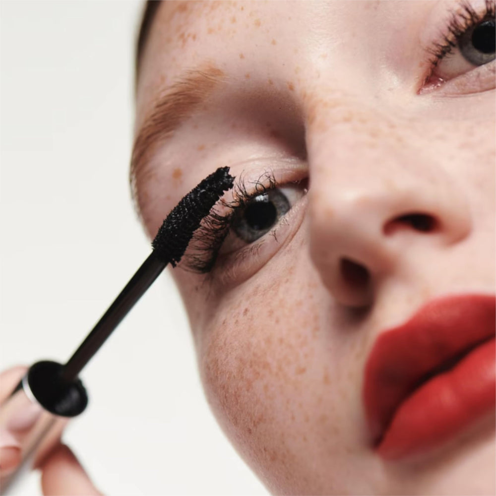 Clinique High Impact Zero Gravity Mascara rinses away easily with warm water.