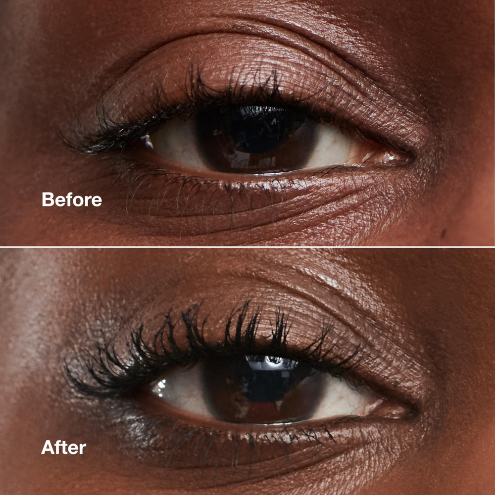 Clinique mascara's weather-resistant formula resists rain and sweat for all-day wear.