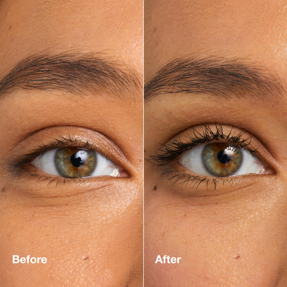 Clinique Lash Doubling Mascara bristle detail highlighting defined lashes.