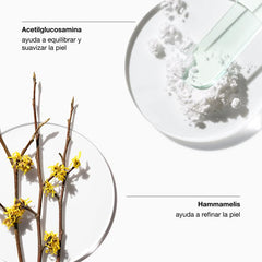 Etiqueta de Clinique Clarifying Lotion 2 con guía de uso diario