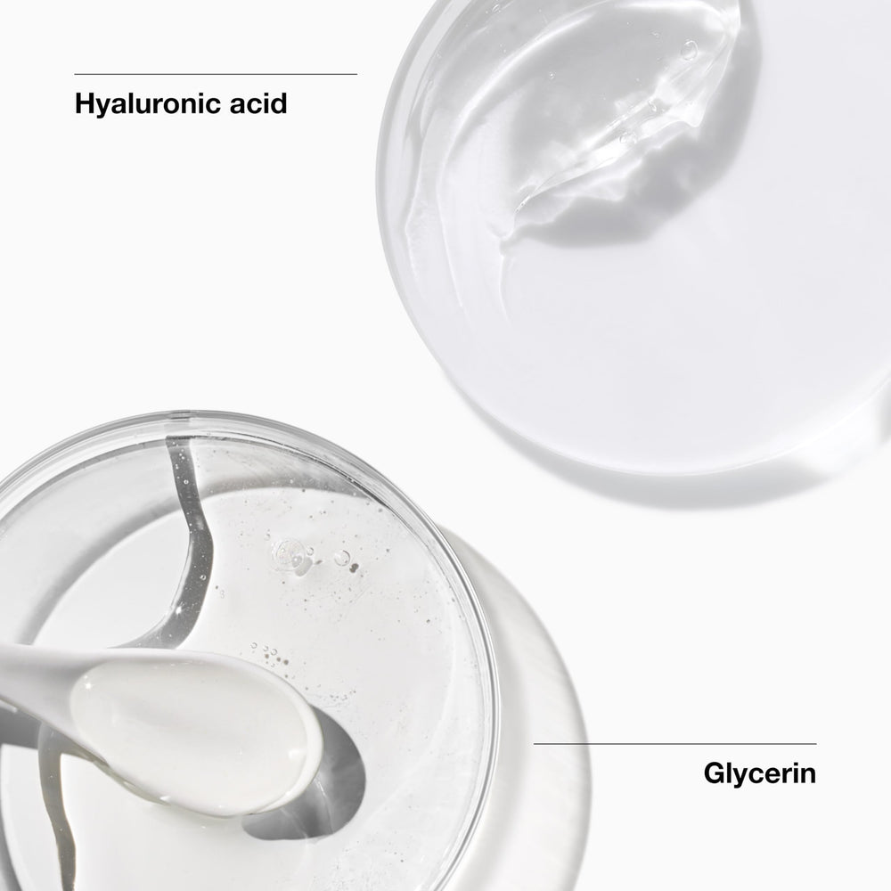 Clinique For Men moisturizer texture photo illustrating lightweight absorption.