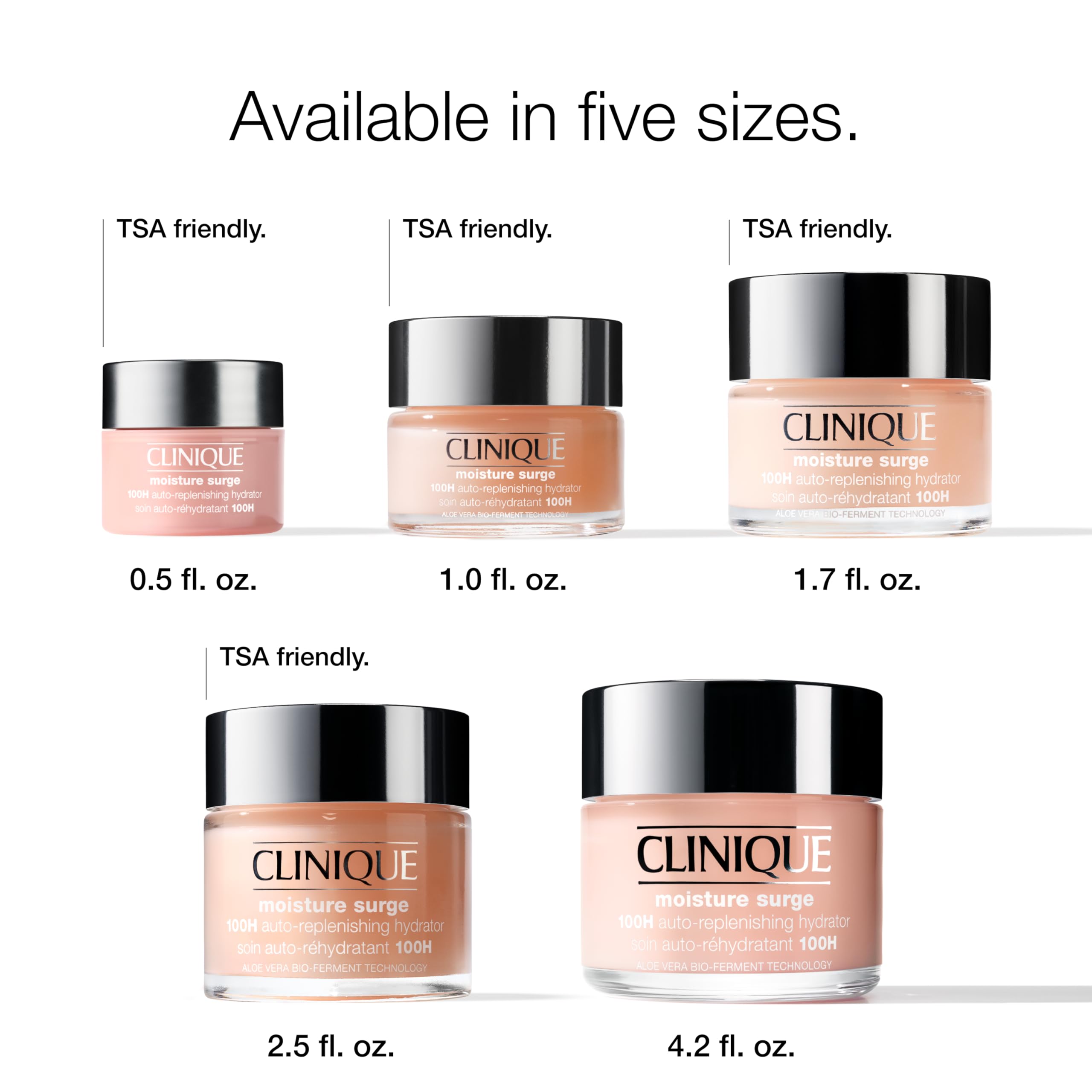 Vitamins C and E protect skin while hydrating with Clinique Moisture Surge.