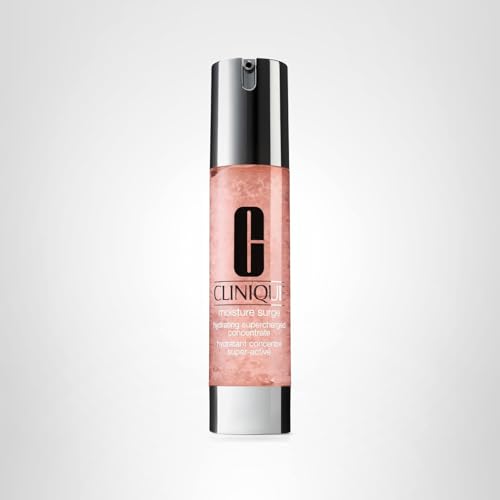 Clinique Moisture Surge antioxidant-infused formula emphasizes skin-supporting antioxidants.