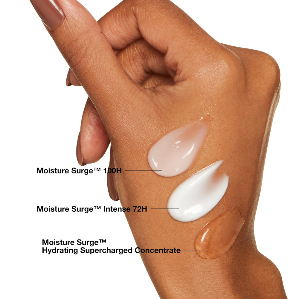 Oil-free formula label conveys lightweight, non-greasy feel on the skin.