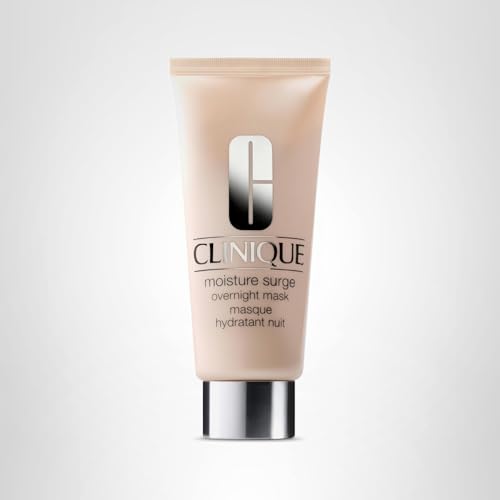 Clinique Moisture Surge Overnight Mask bedside scene for night hydration routine.