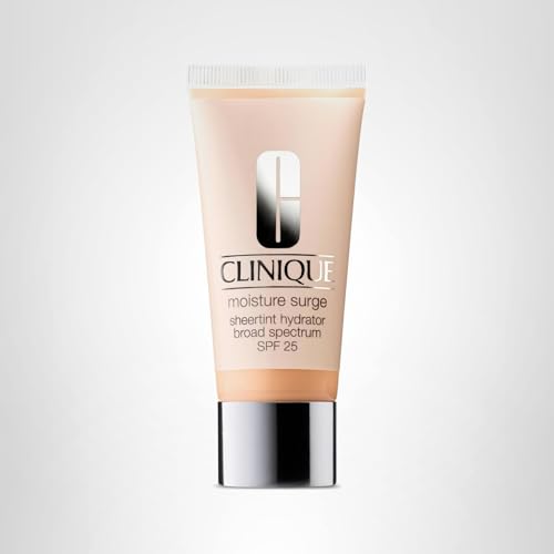 Clinique Moisture Surge Sheertint fragrance-free label for sensitive skin.