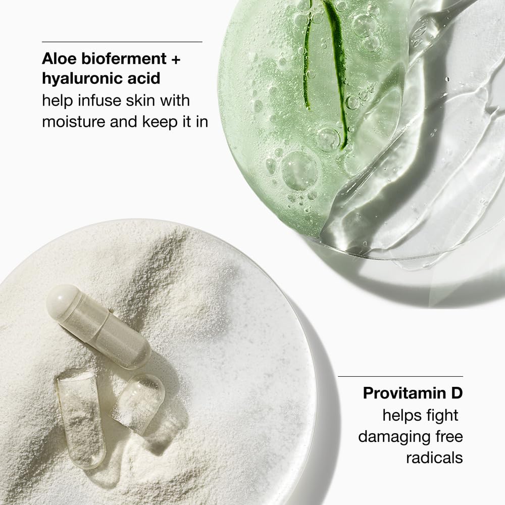Clinique Moisture Surge SPF 28 application demonstrates fast absorption