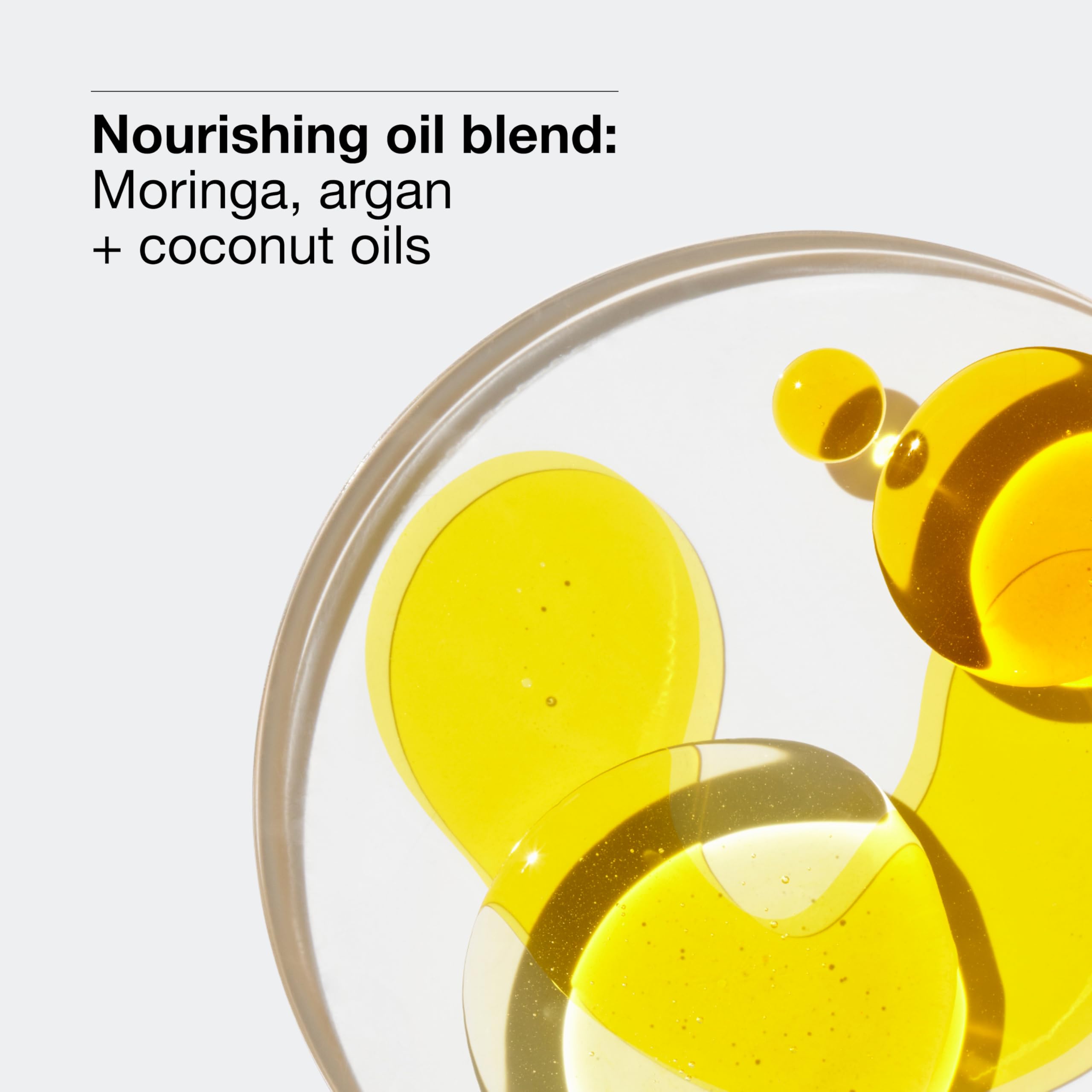 Clinique brow formula nourished with coconut, argan, and moringa oils for conditioning.