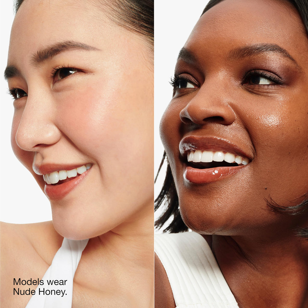 Clinique Pop Lip + Cheek cheek swatch delivering sheer wash for natural radiance