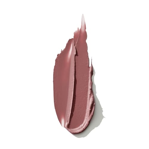Clinique Pop Longwear lipstick on lips demonstrates even color and smooth application.
