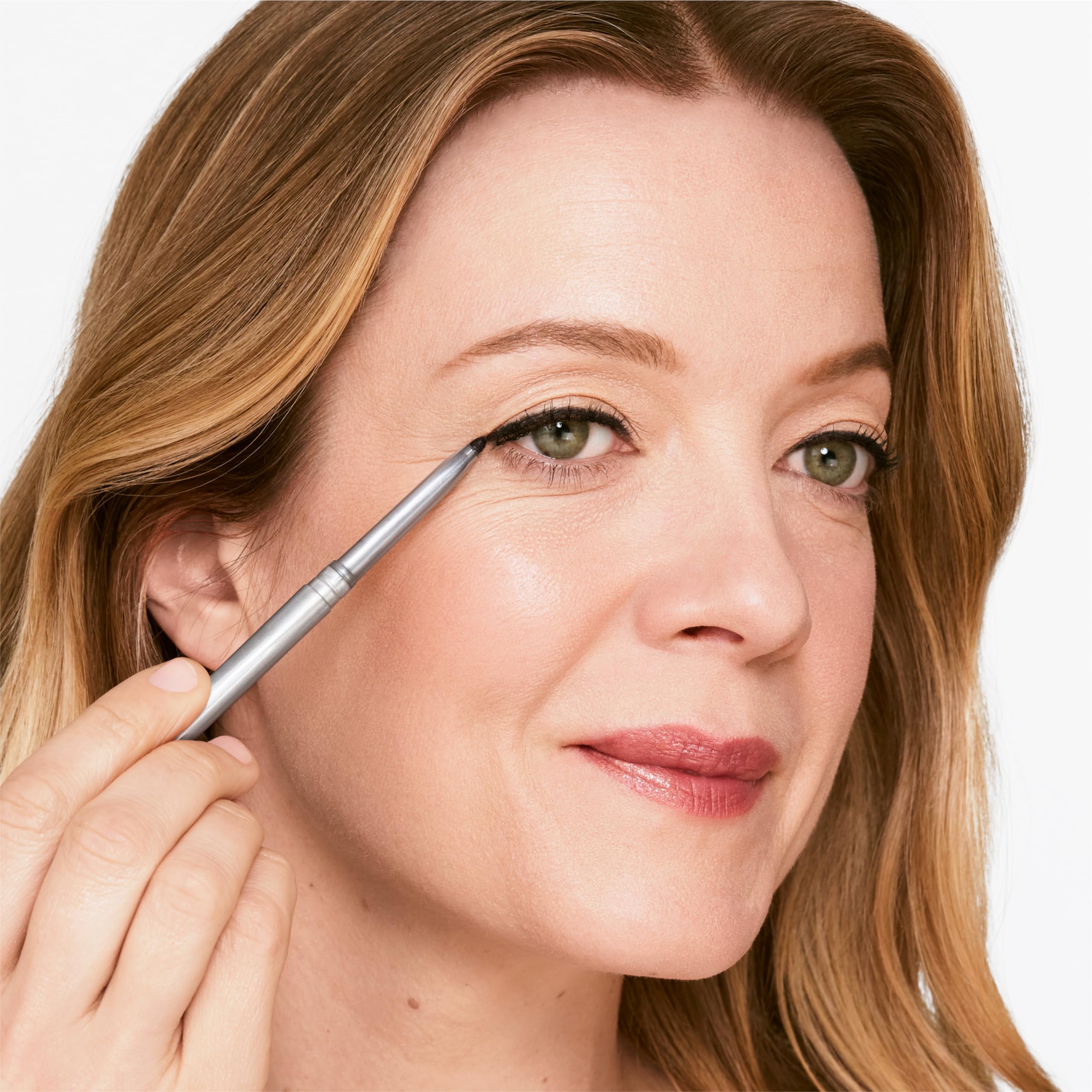 Clinique Quickliner For Eyes built-in smudge tip softens the line.