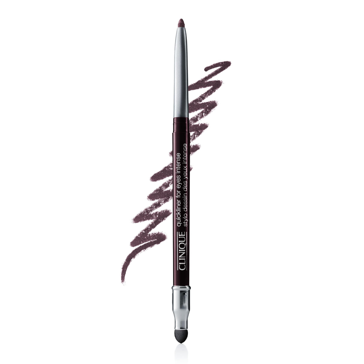Clinique Quickliner Intense pencil closeup with rich color payoff
