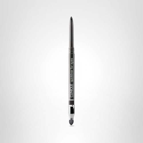 Clinique Quickliner For Eyes true black shade creates bold definition.