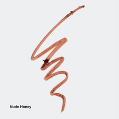 Clinique Quickliner Nude Honey applying to lips to create a smooth base.