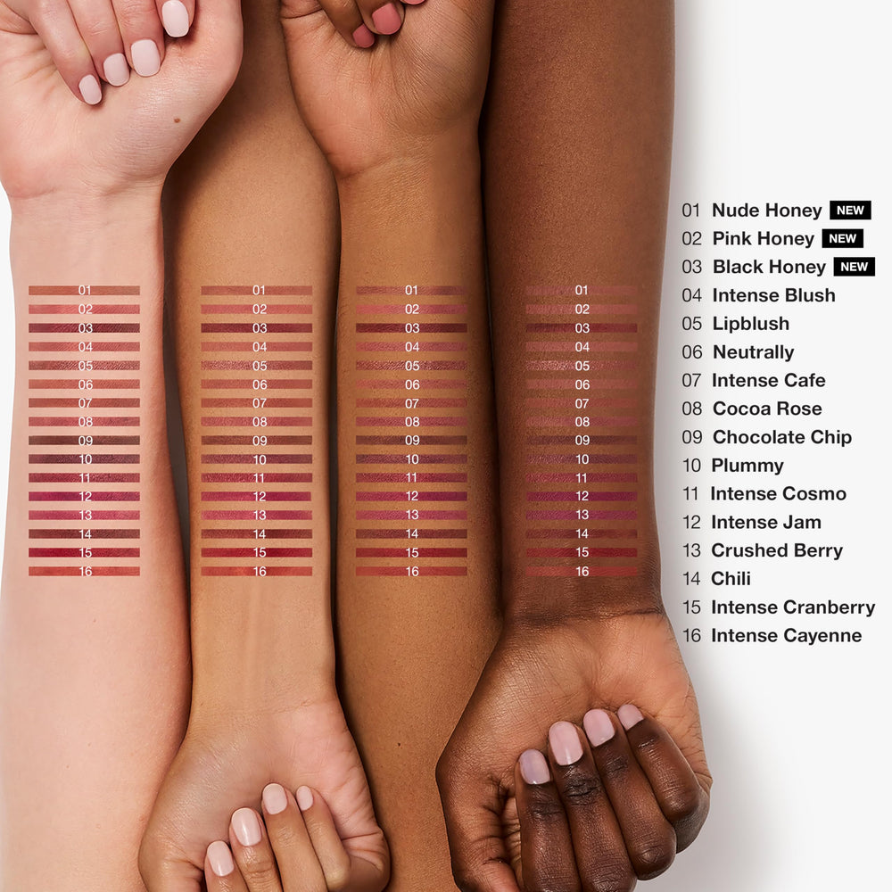 Clinique Quickliner Pink Honey packaging highlighting twist-up design for easy use.