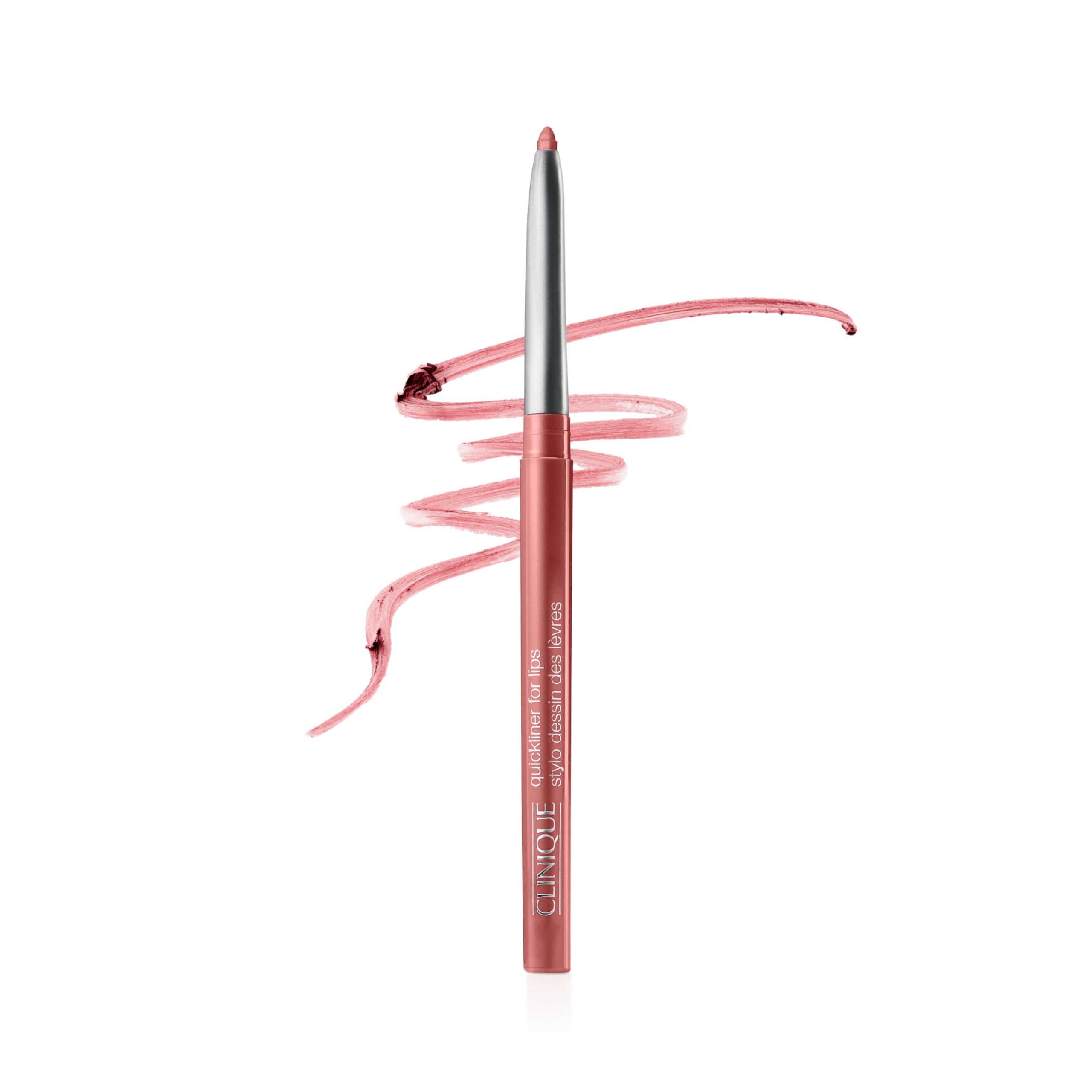 Clinique Quickliner For Lips Pink Honey pencil swatch showing precise lip lining.