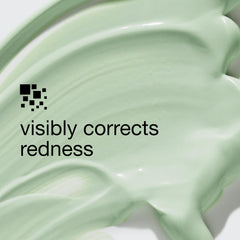 Front view of Clinique Redness Solutions base tube showing SPF 15 and rosacea-friendly formula.