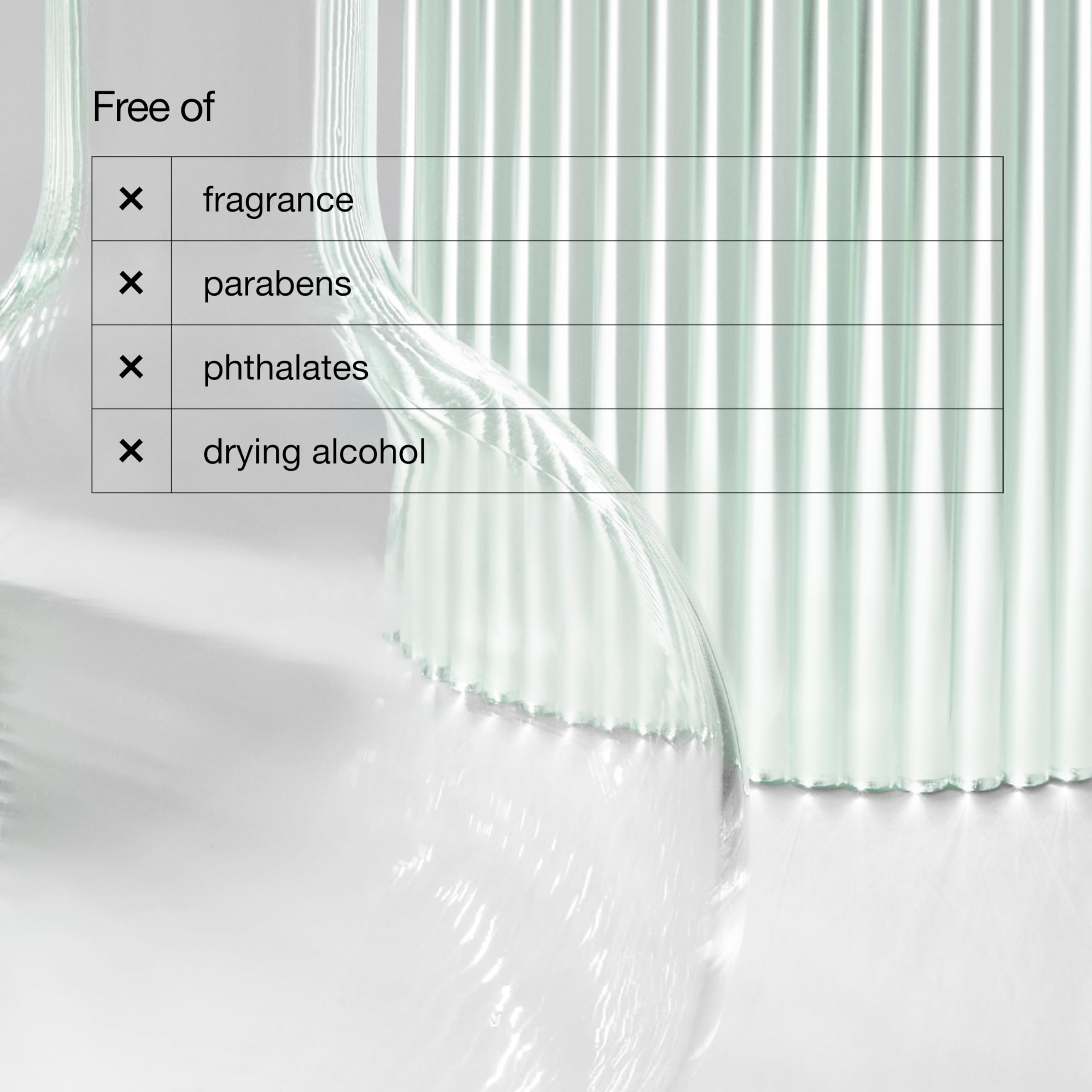 Step-by-step application of Clinique Redness Solutions Daily Relief Cream on skin.
