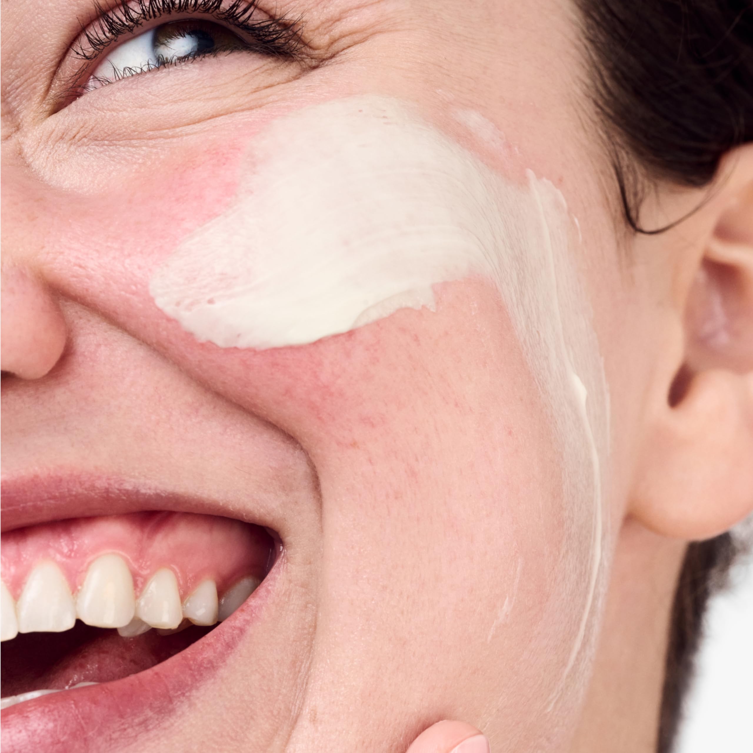 Close-up packaging of Clinique Redness Solutions Daily Relief Cream for rosacea-prone skin.