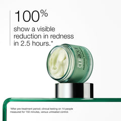 Clinique Redness Solutions Daily Relief Cream texture swirl provides gentle hydration.