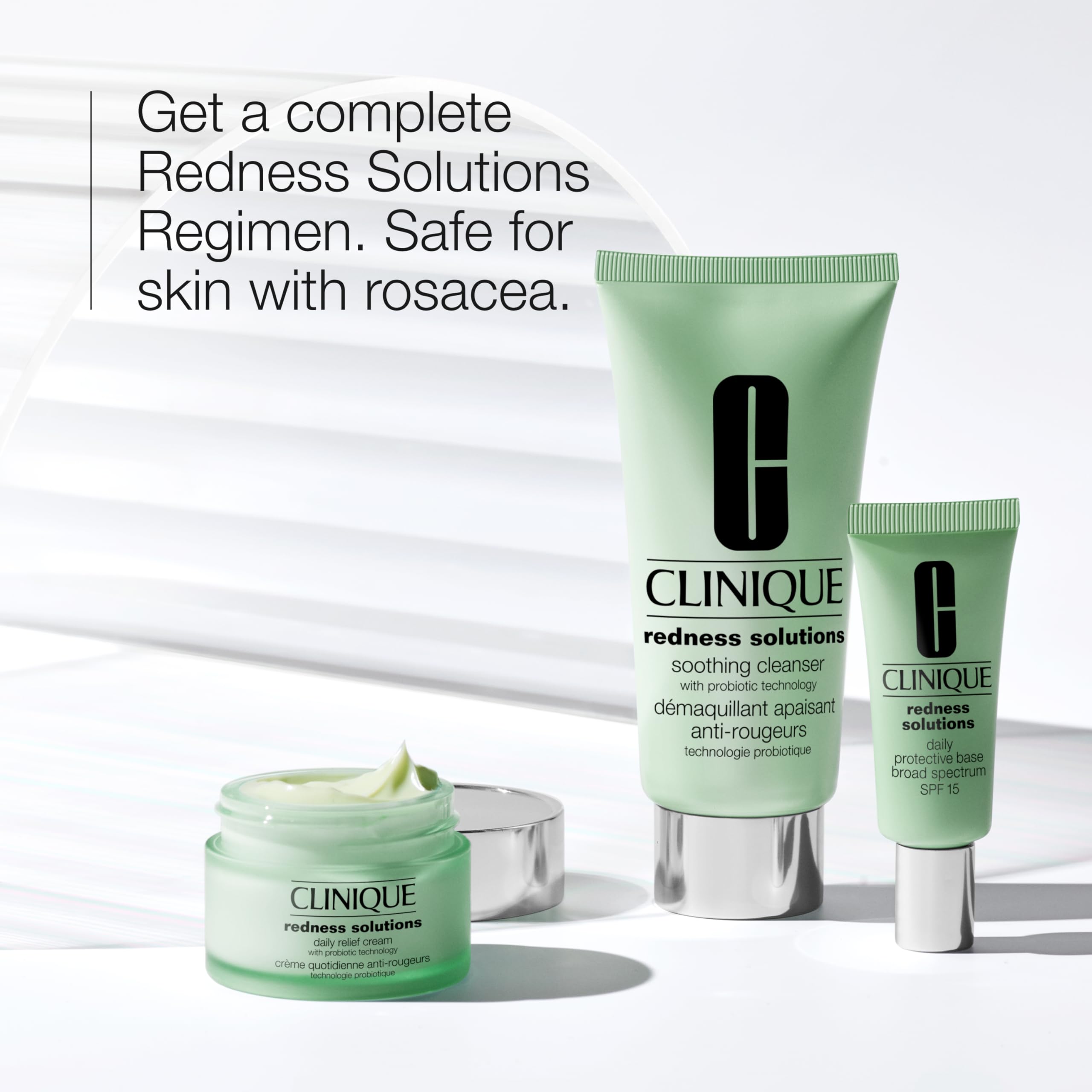 Clinique limpiador suave con textura cremosa para calmar la piel