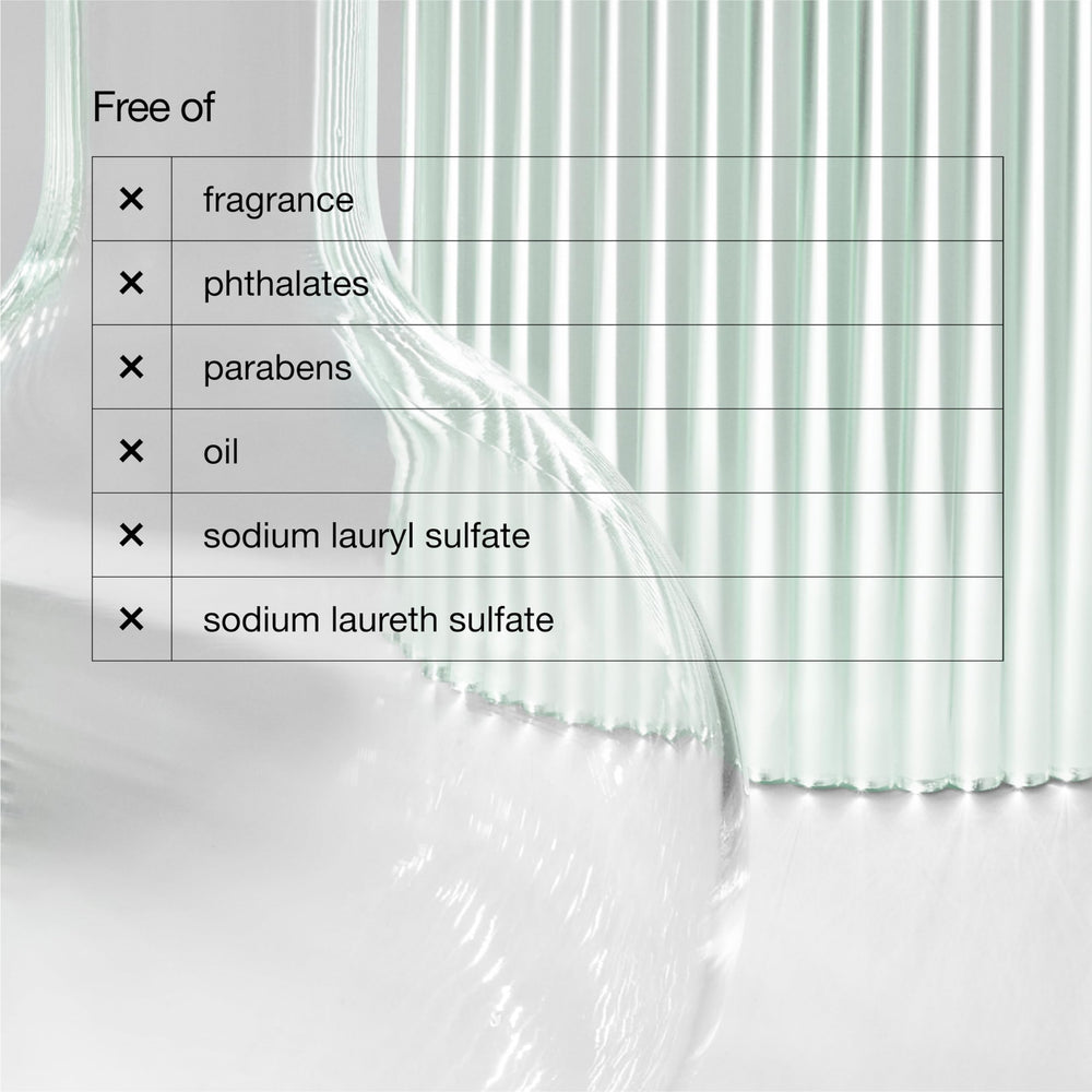 Clinique product close up after use showing refreshed, comfortable skin