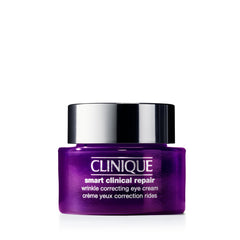 Clinique Smart Clinical Repair eye cream with hyaluronic acid hydrates the under-eye area.