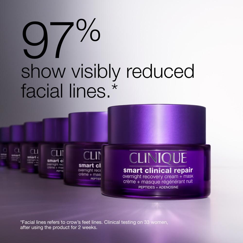 Clinique Smart Clinical Repair with hyaluronic acid provides lasting moisture.