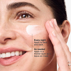 Clinique Smart Clinical Repair swirl shows creamy, smooth texture for nighttime use.