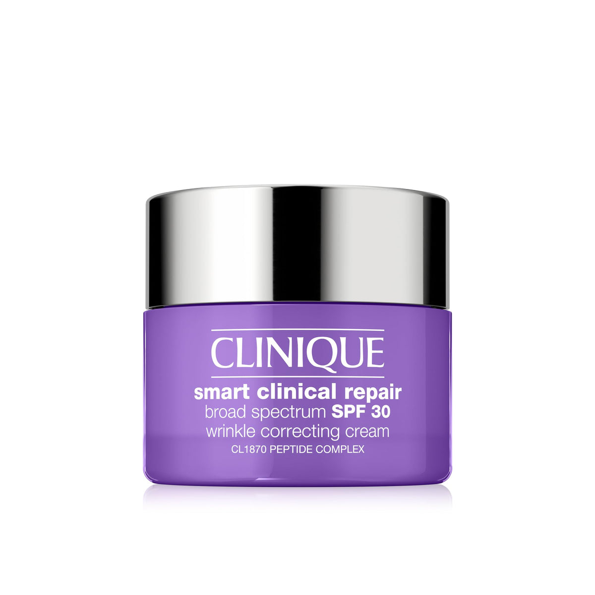 Clinique Smart Clinical Repair SPF 30 jar close-up shows creamy texture for daily care