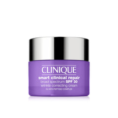 Clinique Smart Clinical Repair SPF 30 jar close-up shows creamy texture for daily care