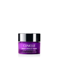 Clinique Smart Clinical Repair Wrinkle Correcting Cream jar with visible hydration boost.