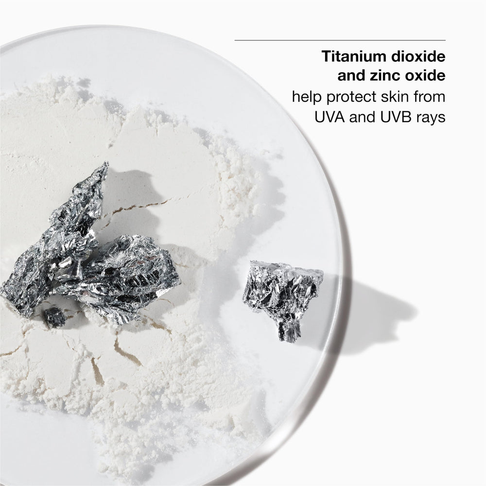Clinique SPF 50 label highlights fragrance-free formula for sensitive skin.