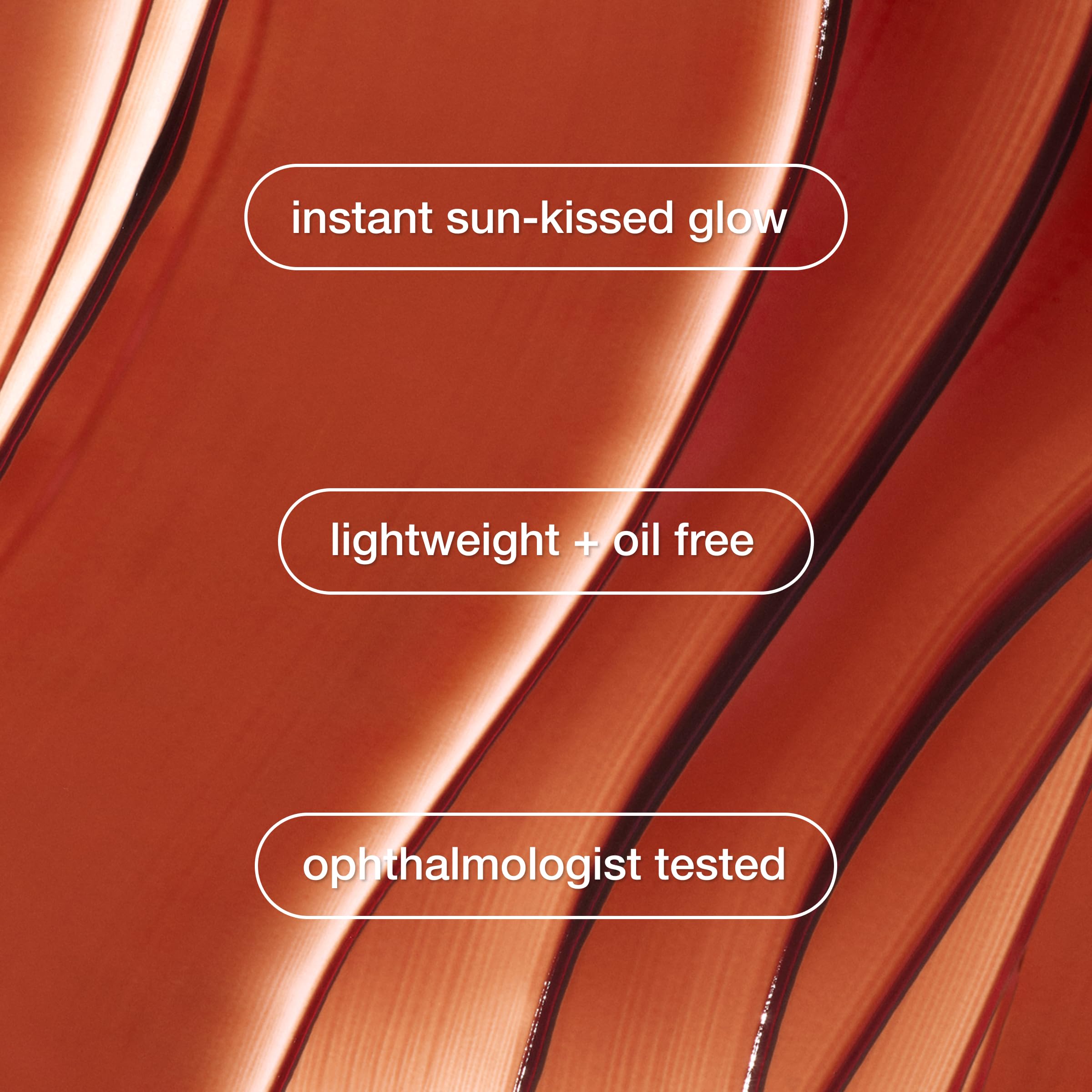 Clinique Sun-Kissed Face Gelee blend with moisturizer demonstrates buildable glow for daytime radiance.
