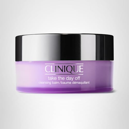 Clinique balm suited for all skin types, rinses clean without residue.