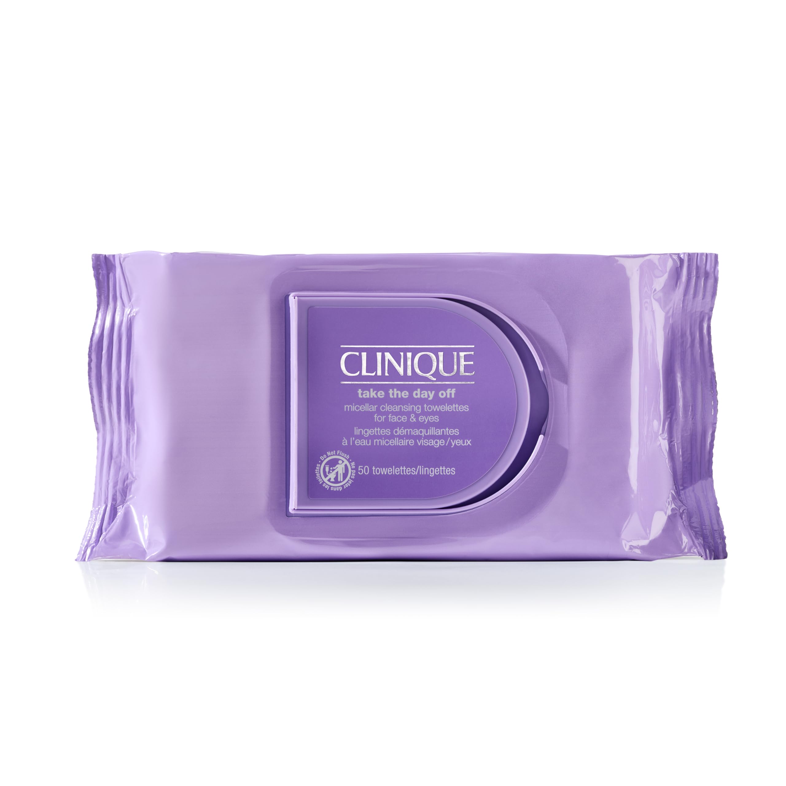 Clinique desmaquillante micelar cara y ojos sin agua, ideal para gimnasio o viaje.