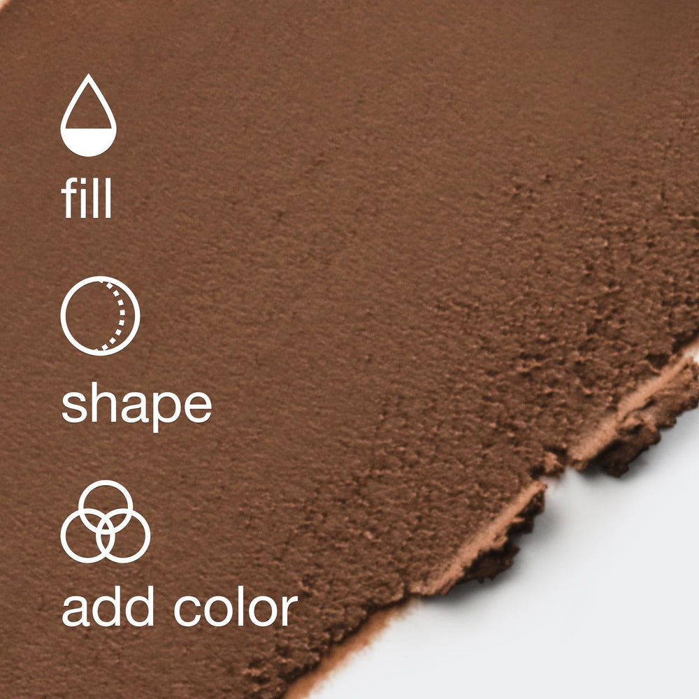 Clinique Brow Pomade delivers waterproof and humidity-resistant finish.